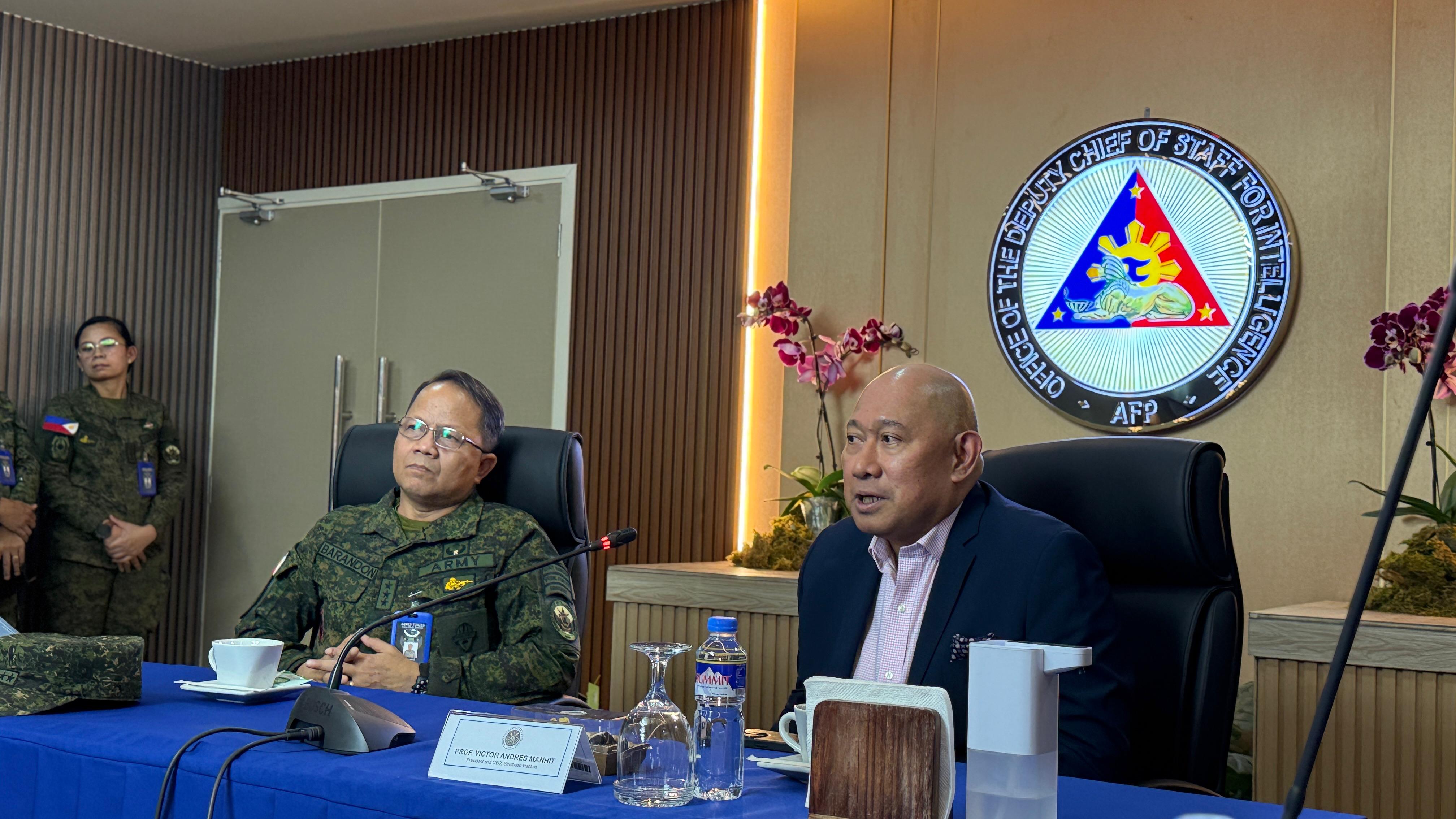 Courtesy Call of Stratbase to AIC Commander LTGEN Ferdinand Barandon ...