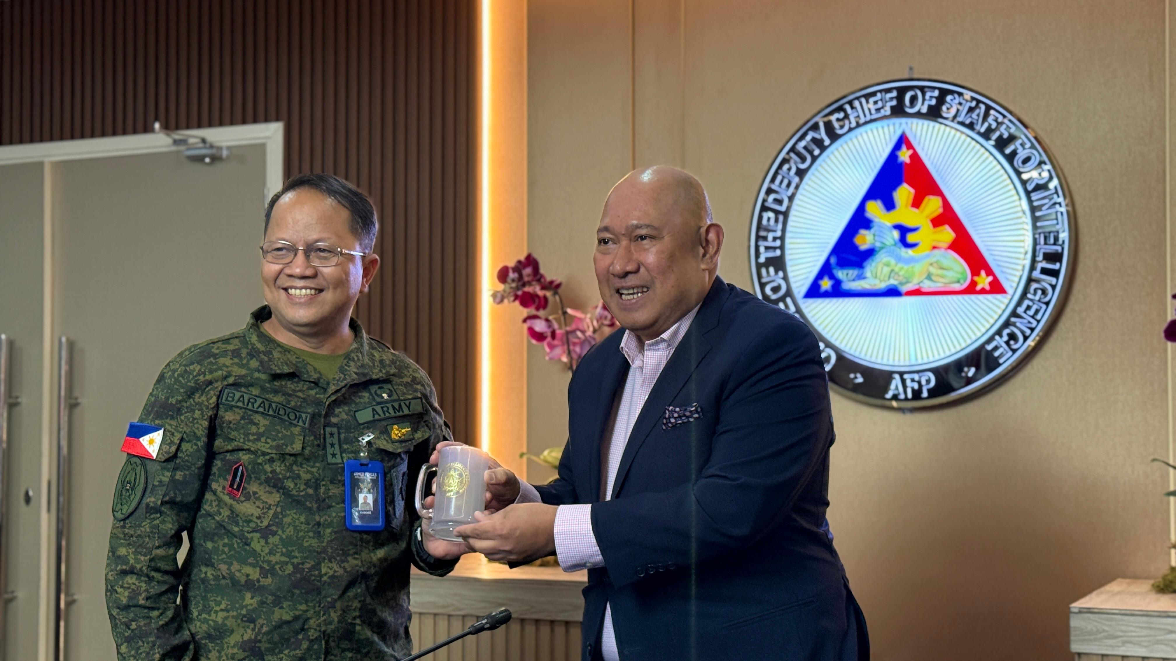 Courtesy Call of Stratbase to AIC Commander LTGEN Ferdinand Barandon ...